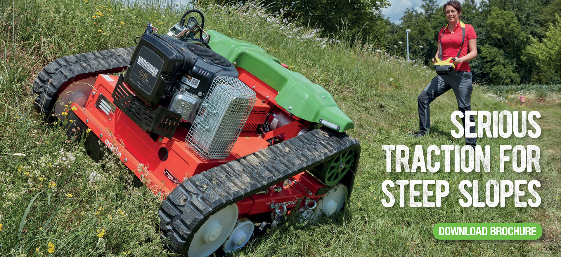 Civiline Agria LT9500i Remote Controlled Slope Mower